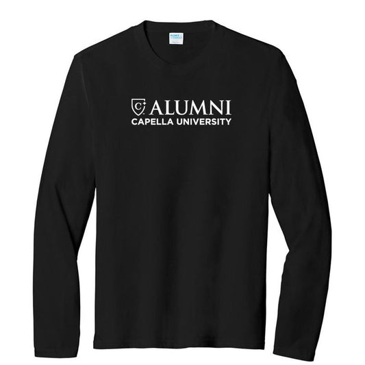 CAPELLA ALUMNI Tri-Blend Long Sleeve Tee - Black