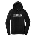 CAPELLA ALUMNI Ladies Core Fleece Pullover Hooded Sweatshirt - Black
