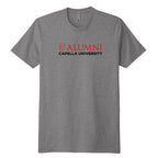 CAPELLA ALUMNI Unisex CVC Sueded Tee - Dark Heather Grey