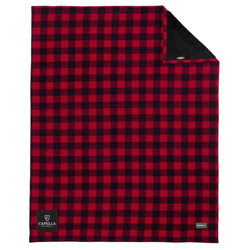 CAPELLA Eddie Bauer® Woodland Blanket - Radish Black