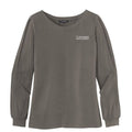 CAPELLA ALUMNI Ladies Luxe Knit Jewel Neck Top - Sterling Grey