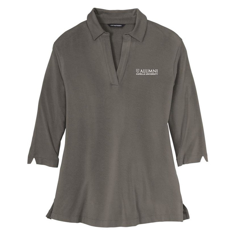 CAPELLA ALUMI Ladies Luxe Knit Tunic - Sterling Grey