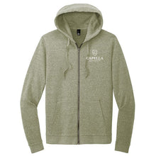 Load image into Gallery viewer, NEW CAPELLA District® Perfect Tri® Fleece Full-Zip Hoodie - Military Green Frost