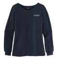 CAPELLA ALUMNI Ladies Luxe Knit Jewel Neck Top - River Blue Navy