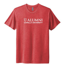 Load image into Gallery viewer, CAPELLA ALUMNI Unisex Tri-Blend Tee - Vintage Red