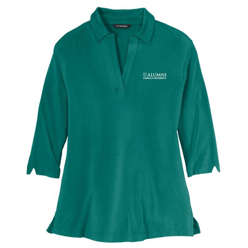 CAPELLA ALUMNI Ladies Luxe Knit Tunic - Teal Green