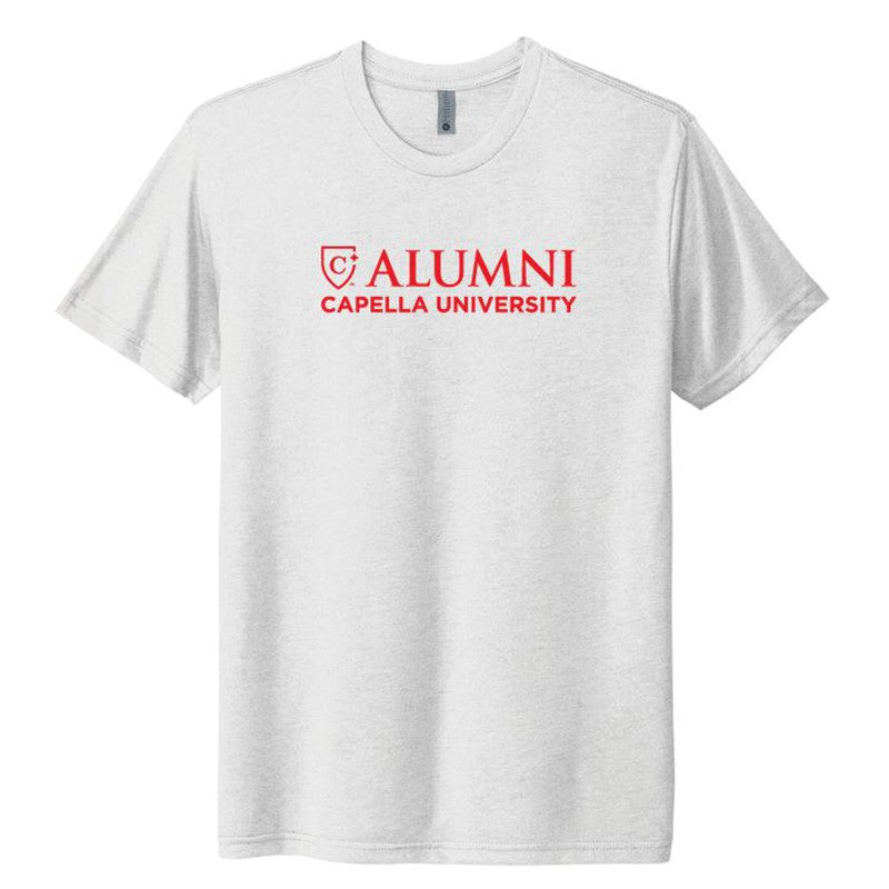 CAPELLA ALUMNI Unisex Tri-Blend Tee - Heather White