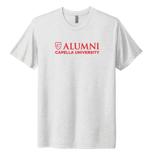 CAPELLA ALUMNI Unisex Tri-Blend Tee - Heather White