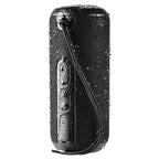 CAPELLA Rugged Fabric Outdoor Waterproof Bluetooth Speaker - BLACK