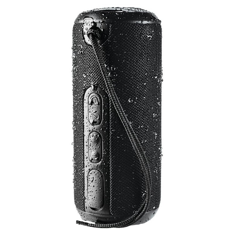 NEW CAPELLA Rugged Fabric Outdoor Waterproof Bluetooth Speaker - BLACK