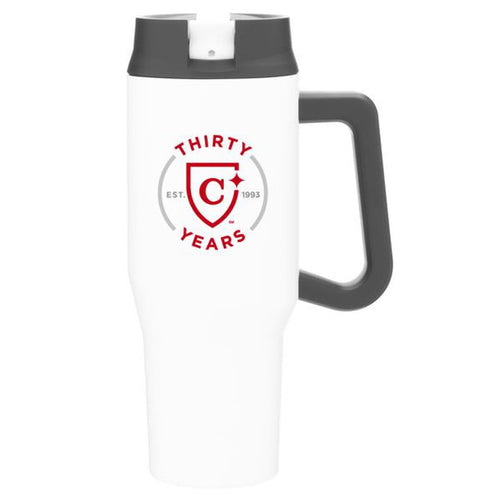 CAPELLA THIRTY YEAR HANDLE MUG - WHITE - PRE-ORDER ONLY PRODUCT SHIPS FEBRUARY 26th