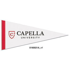 CAPELLA  8" x 18" Classic Felt Pennant - With 1" sewn Strip