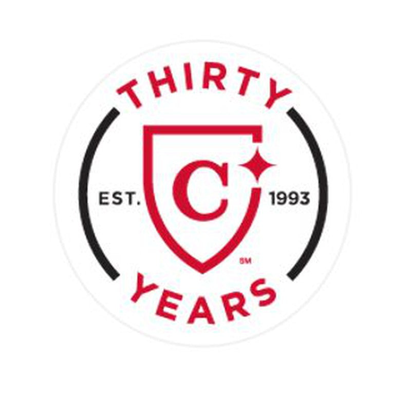 CAPELLA THIRTY YEAR WINDOW DECAL