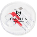 CAPELLA Wired Earbuds with Multi-Tips - RED